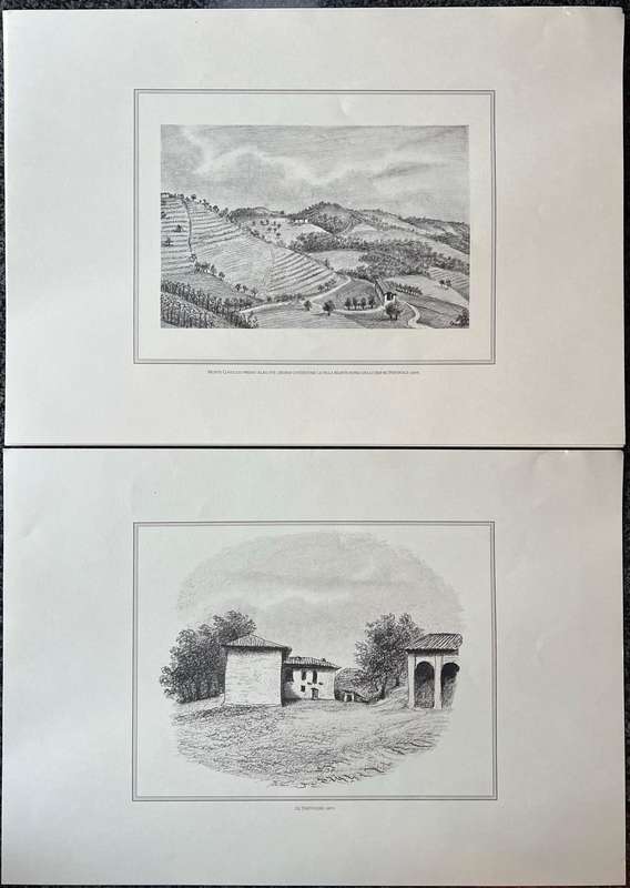 1 x COLLECTION OF 21 PRINTS BY CLEMENTE ROVERE, IL MANDAMENTO ALBA NELLA SUA PROVINCIA