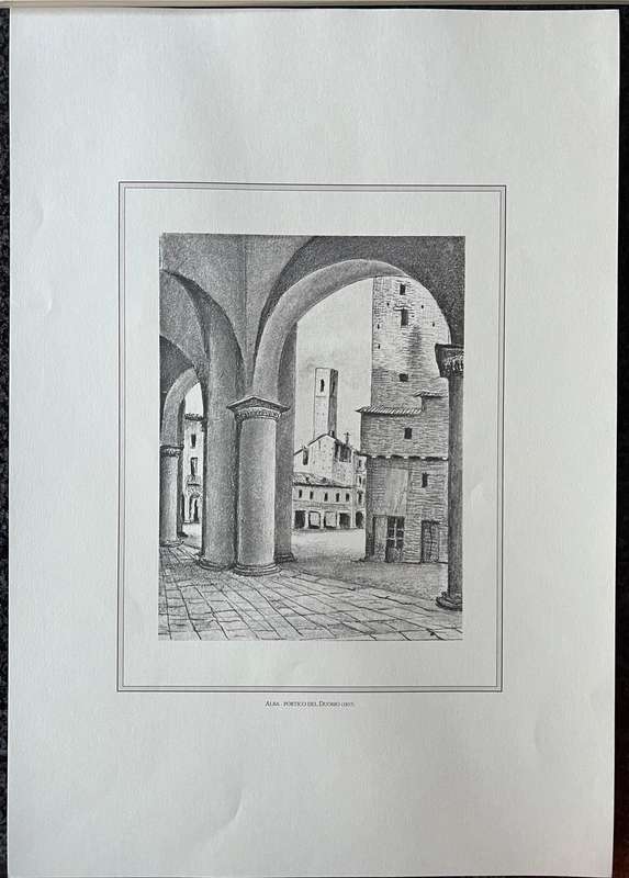 1 x COLLECTION OF 21 PRINTS BY CLEMENTE ROVERE, IL MANDAMENTO ALBA NELLA SUA PROVINCIA