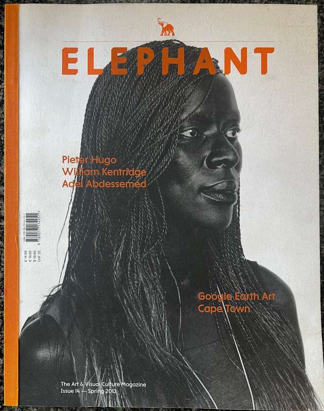 ELEPHANT MAGAZINE FEATURING PIETER HUGO, WILLIAM KENTRIDGE AND ADEL ABDESSEMED