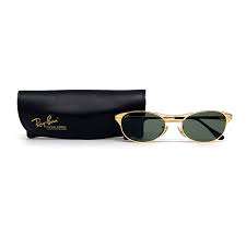 ORIGINAL RAY-BAN SIGNET IN CASE WITH PAPERS. B & L ETCHING ON BOTH LENSES