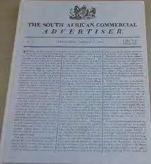 THE SOUTH AFRICAN COMMERCIAL ADVERTISER REPRINT SERIES 6