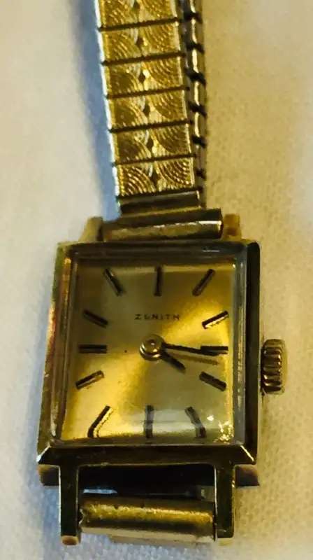 CLASSIC VINTAGE ZENITH WOMAN`S WIND-UP WATCH - IN GOOD WORKING CONDITION