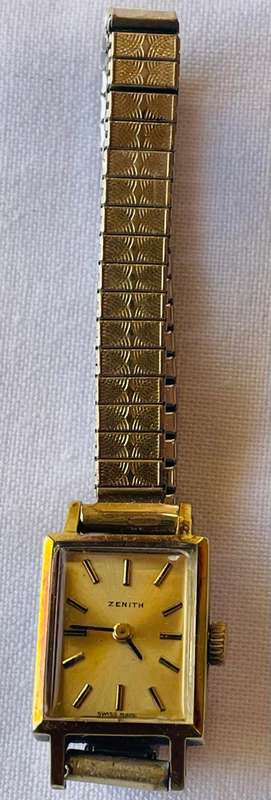 CLASSIC VINTAGE ZENITH WOMAN`S WIND-UP WATCH - IN GOOD WORKING CONDITION