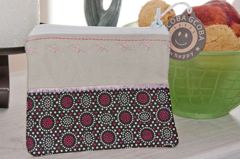 Combo Pink African Hobo bag with a FREE WALLET made from South African Shweshwe. Boho bag / Messenge