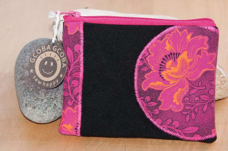 Combo Pink African Hobo bag with a FREE WALLET made from South African Shweshwe. Boho bag / Messenge