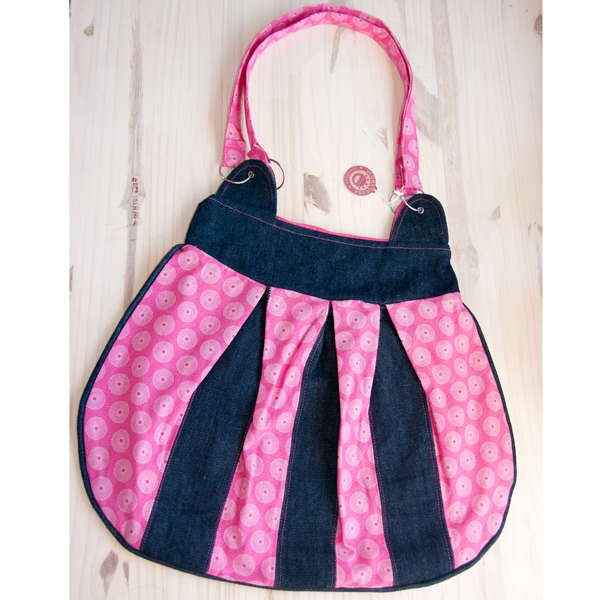 Combo Big pink Shweshwe hobo bag with free wallet combo, hand made, Boho bag / Messenger / Diaper b