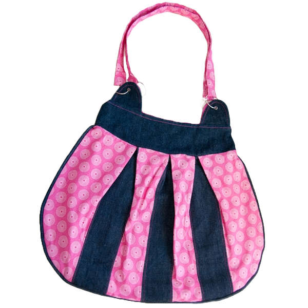 Combo Big pink Shweshwe hobo bag with free wallet combo, hand made, Boho bag / Messenger / Diaper b