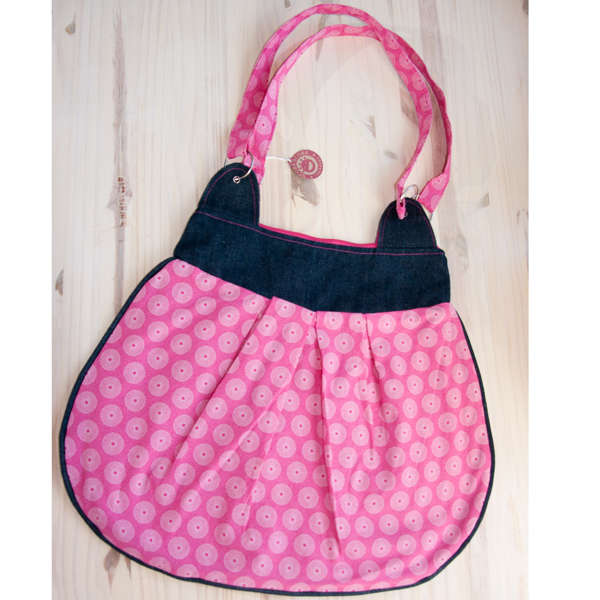 Combo Big pink Shweshwe hobo bag with free wallet combo, hand made, Boho bag / Messenger / Diaper b
