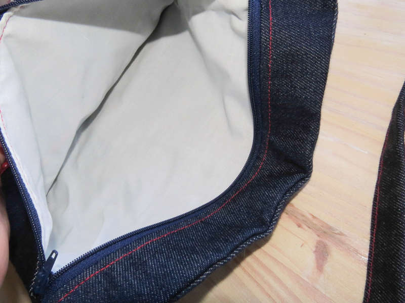 Combo - Denim Shweshwe Sling Bag & Wallet Combo. Truly South African. Hand made and unique.