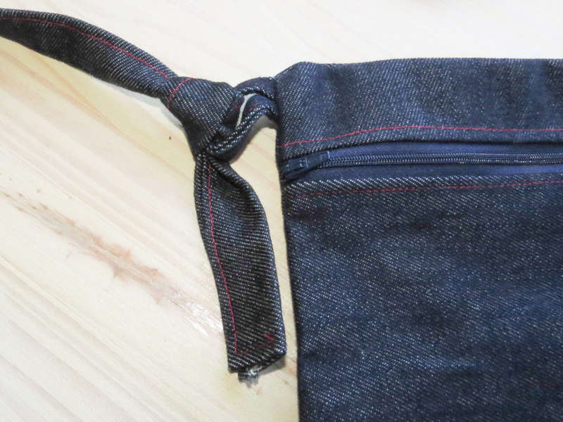 Combo - Denim Shweshwe Sling Bag & Wallet Combo. Truly South African. Hand made and unique.