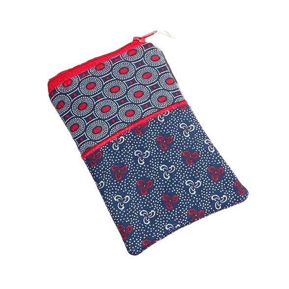 Combo Red Shweshwe Wallets . South African. Hand made and unique.