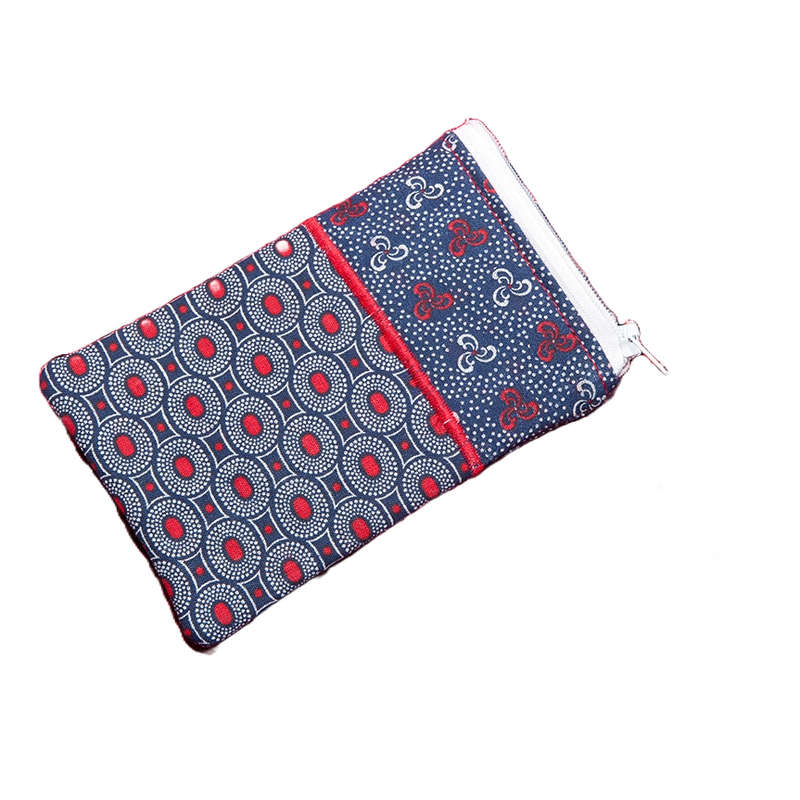 Combo Red Shweshwe Wallets . South African. Hand made and unique.