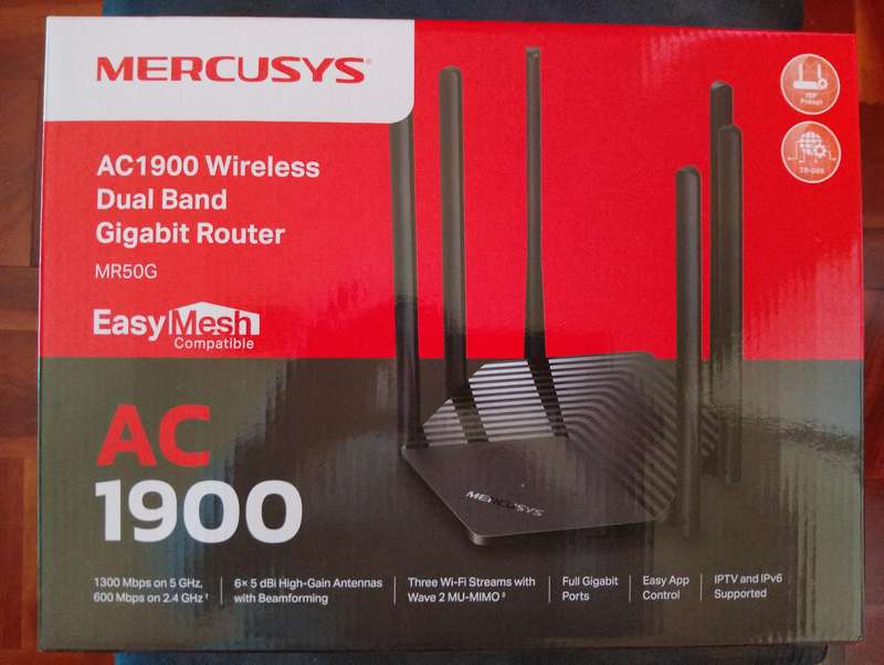 Mercusys MR50G AC1900 Wireless Dual Band Gigabit Router