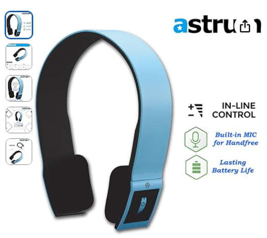 Astrum HS240 Bluetooth Wireless Stereo Headphones Headset Earphones