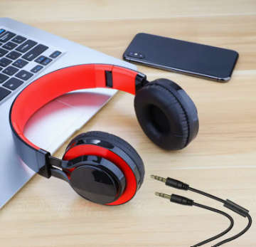 Red & Black Gorsun Headphones GS-A550