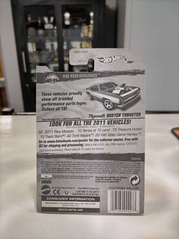 Hot Wheels '72 Plymouth Duster Thruster Kmart exclusive