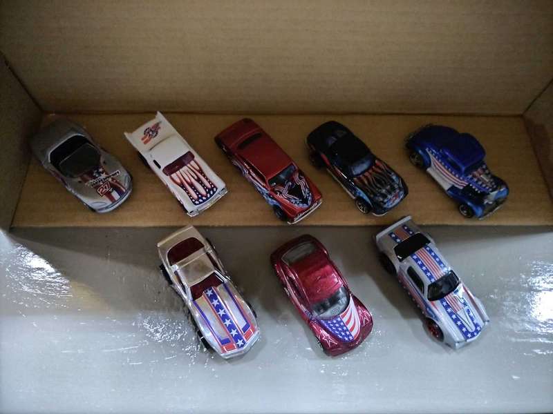 Hot wheels Stars & Stripes lot