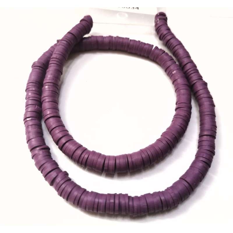 Beads / FIMO - Polymer Clay Beads - +/-350pcs - 6x1mm discs / Beads for crafting