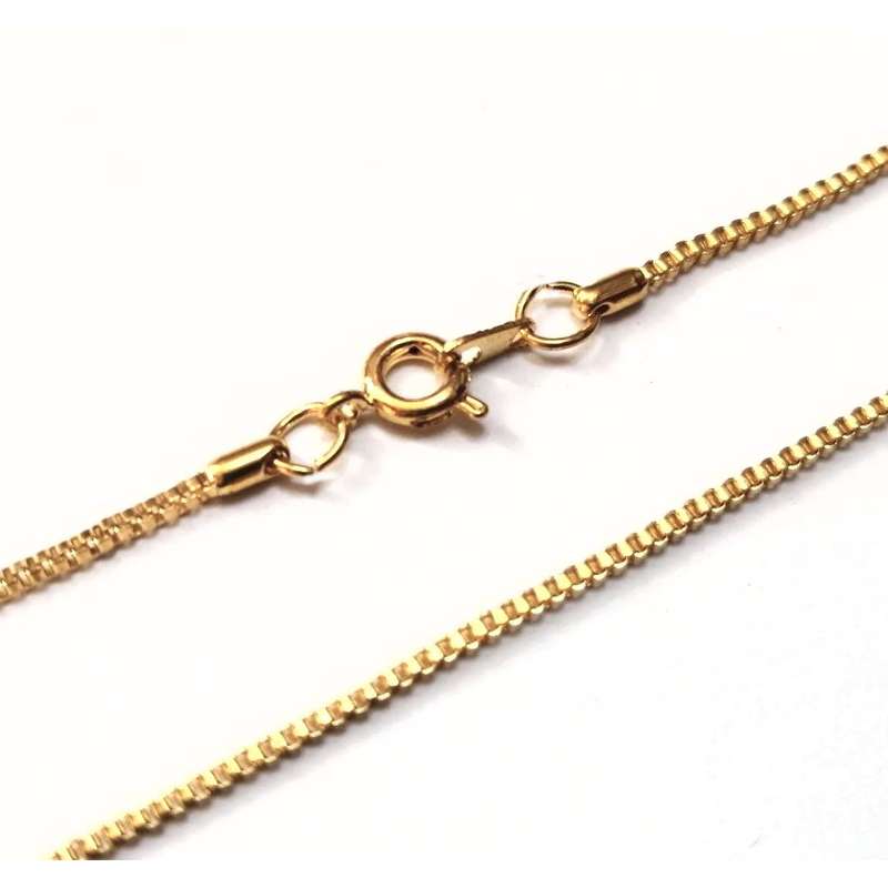 Chain  / Chain with clasp / Gold color / 1.5mm / size 50cm / Chains for crafting