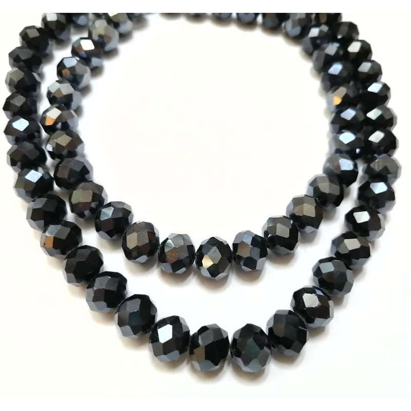 Beads / Crystal Beads - 10mm -shiny dark blue - +/-72pcs  string / Beads for crafting
