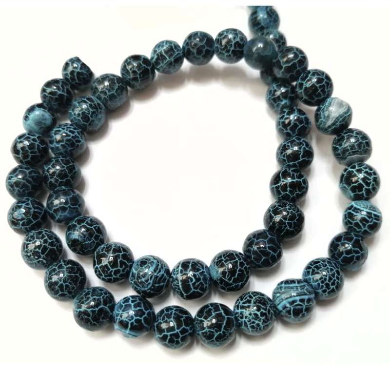 Beads / Tortoseshell Agate - Beads  8mm ball  +/-50pcs -40cm string / Beads for crafting