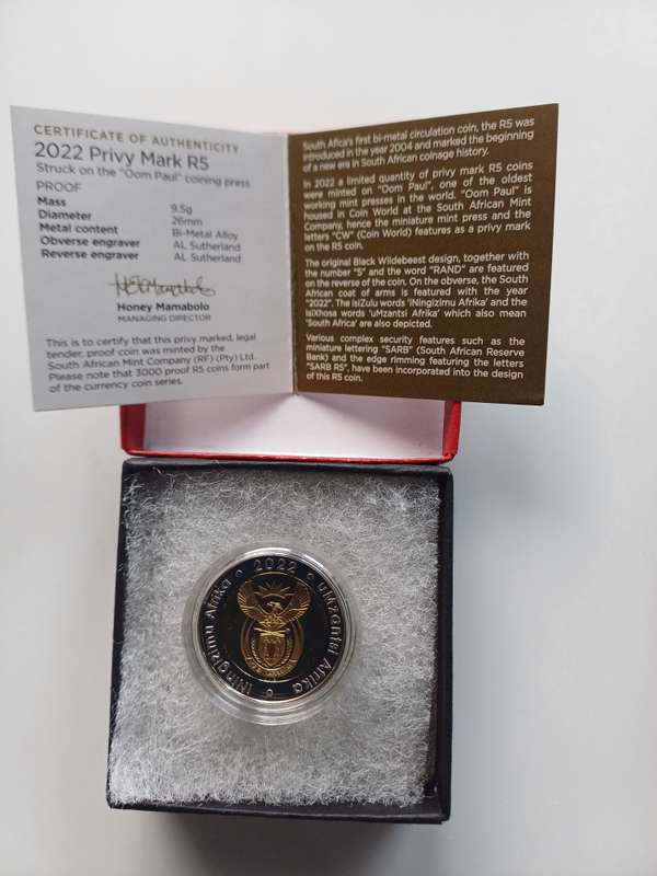 2022 Oom Paul Mintmark R5