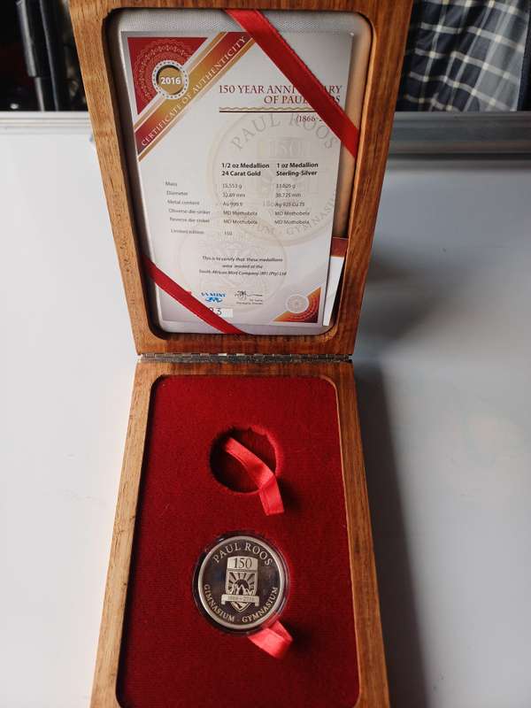 Paul Roos Gymnasium commemorative 1oz Silver coin
