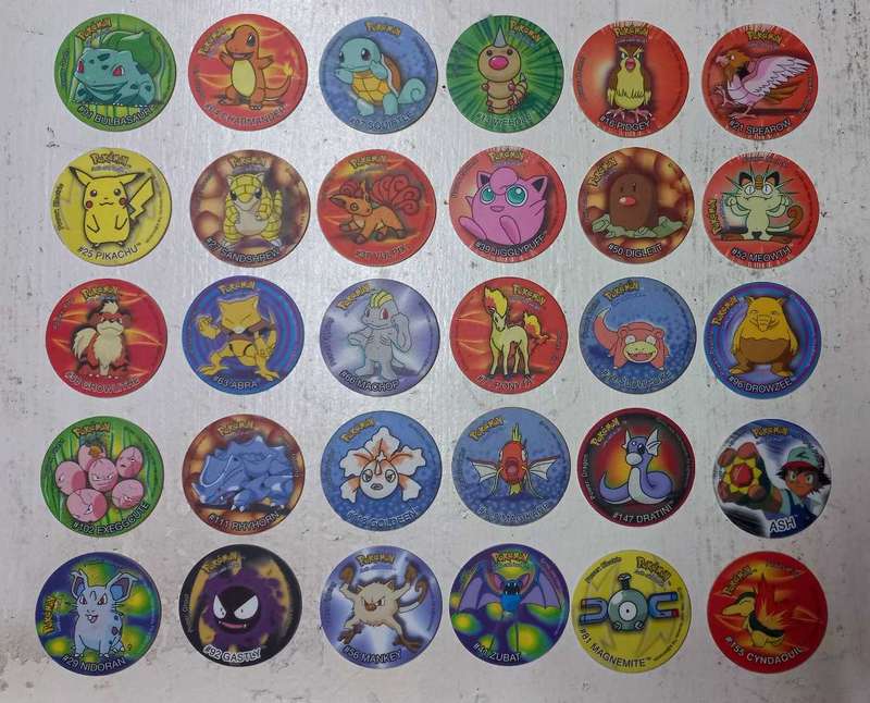 Pokemon Tazos (mixed lot 3)