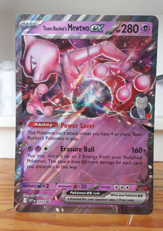 Pokemon Jumbo Cards Mewtwo and Charizard Promo
