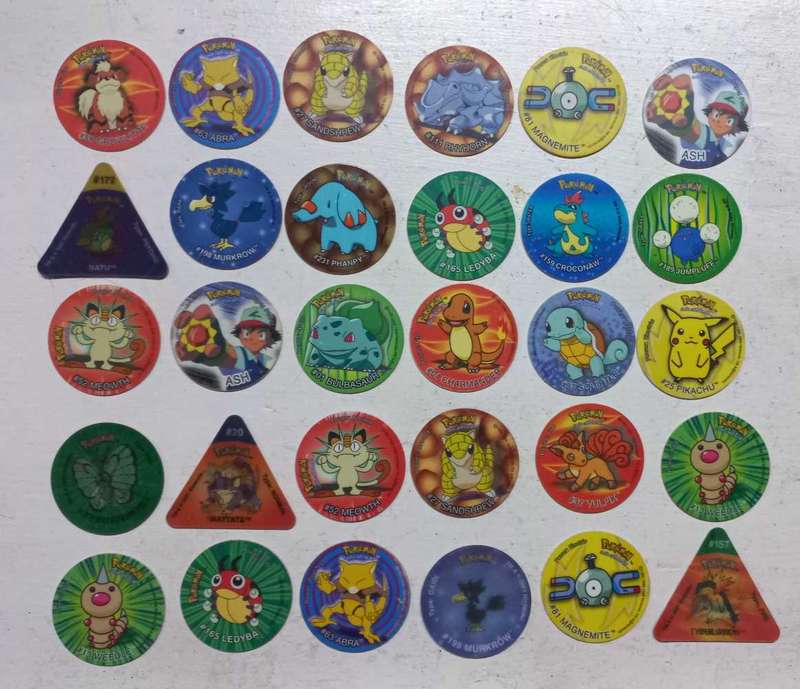 Pokemon Tazos (mixed lot 3)