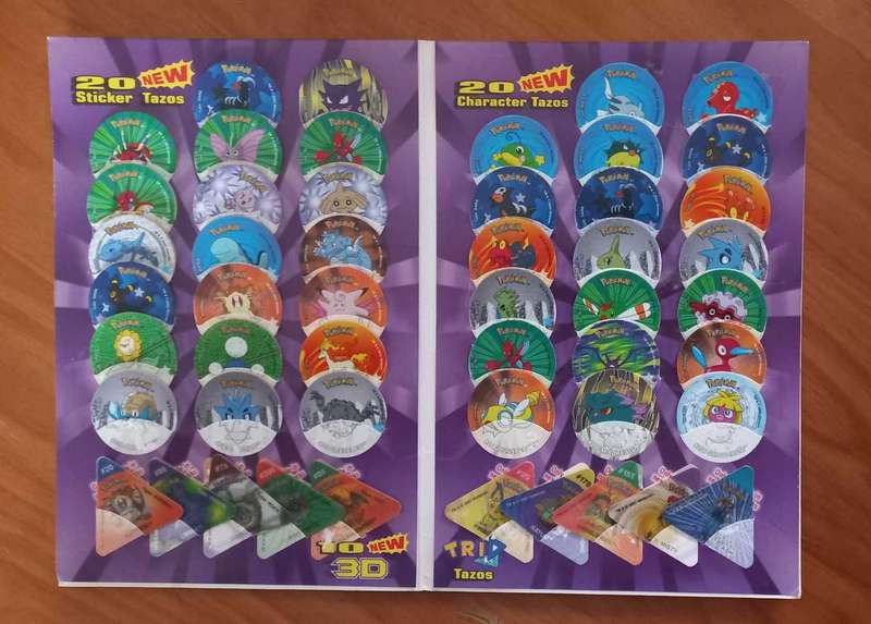 POKEMON!! Complete Last Ever album with tazos and stickers