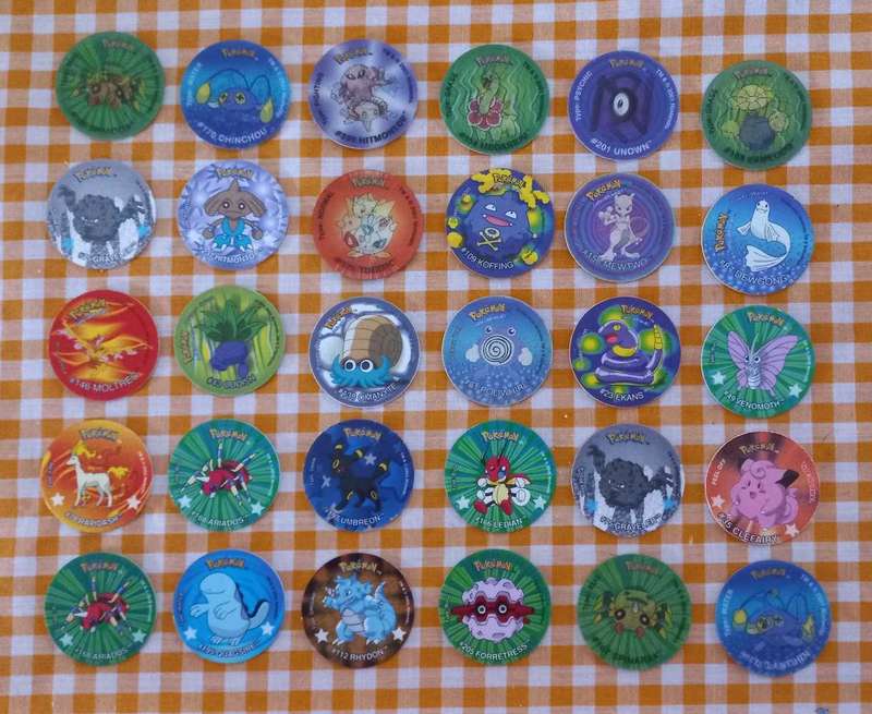 Pokemon Tazos (mixed lot 1)