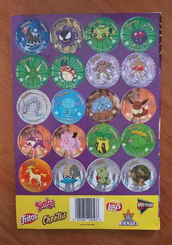 POKEMON!! Complete Last Ever album with tazos and stickers