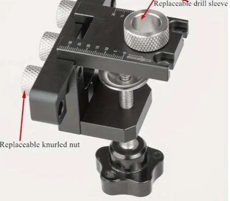 3-in-1 Woodworking Doweling Jig Kit with Cam Screw Joining feature