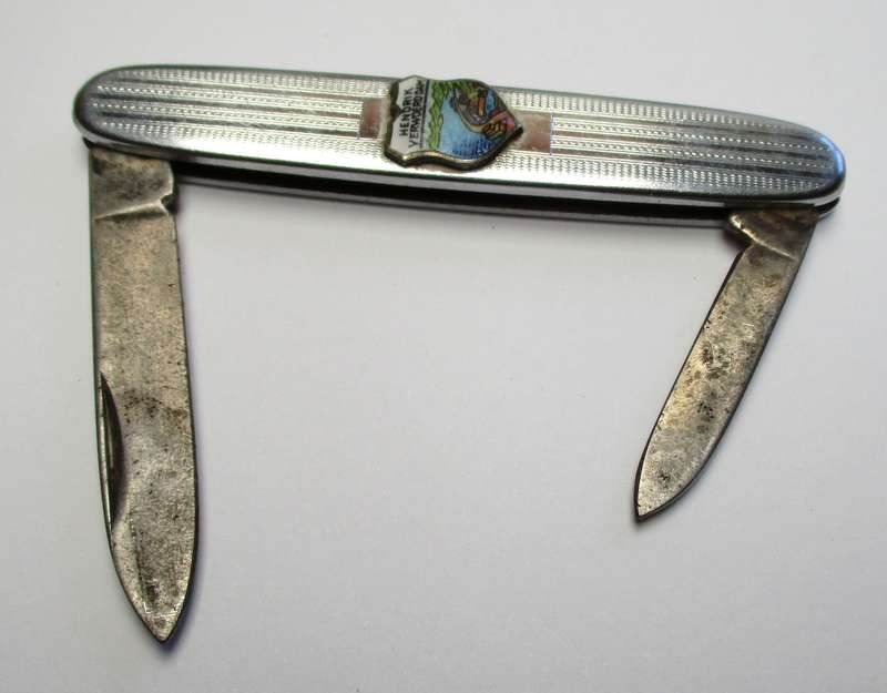 Vintage Richards "Lamp Post" pocket knife - Hendrik Verwoerd Dam, made in Sheffield, England