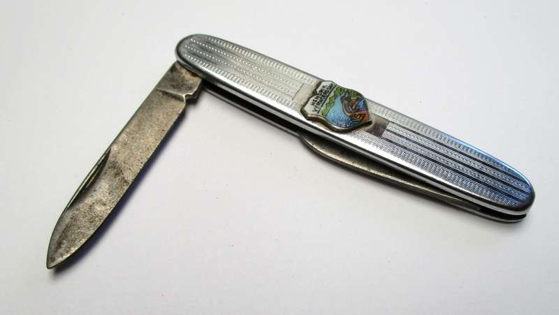Vintage Richards "Lamp Post" pocket knife - Hendrik Verwoerd Dam, made in Sheffield, England