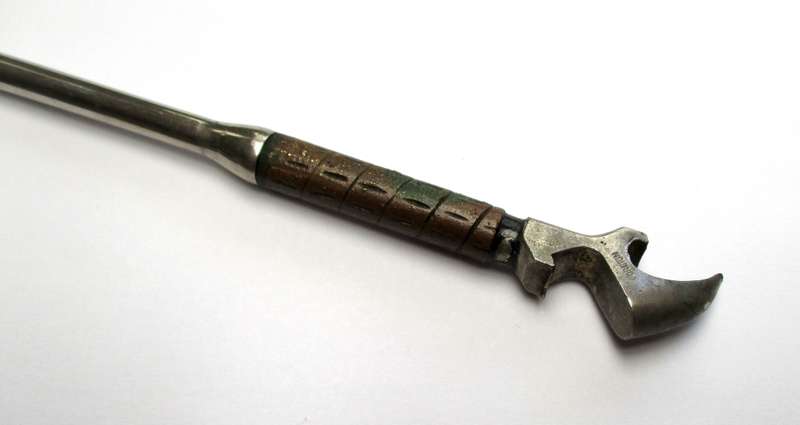 Vintage Bottle Opener - Golf Club - Steel & brass - marked - Foreign