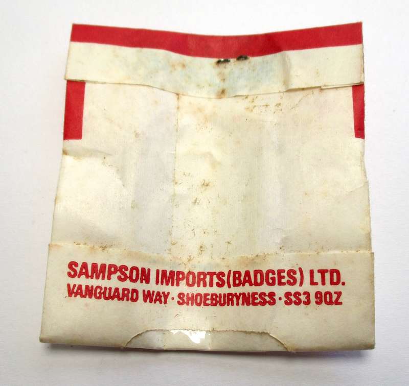 Vintage Walking Stick mount / badge - Sampson's Badges - Wales