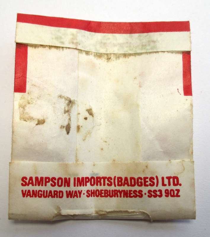 Vintage Walking Stick mount / badge - Sampson's Badges - Scotland