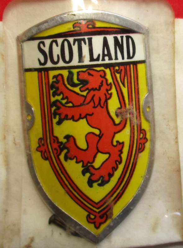 Vintage Walking Stick mount / badge - Sampson's Badges - Scotland