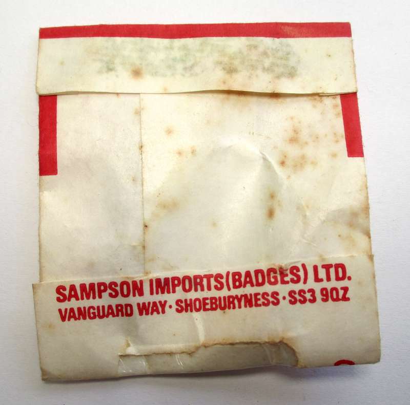 Vintage Walking Stick mount / badge - Sampson's Badges - England