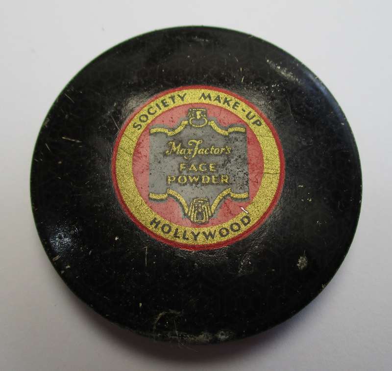 Vintage Make Up Tin - Max Factor's Hollywood Face Powder - Society Make - Up