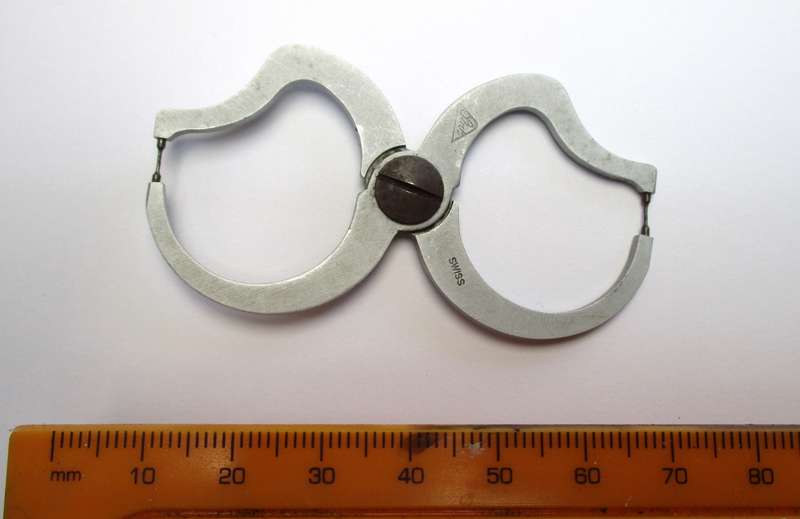 Vintage Swiss made watchmakers precision calliper