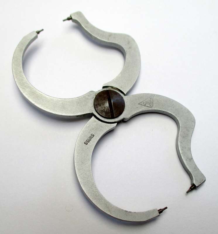 Vintage Swiss made watchmakers precision calliper