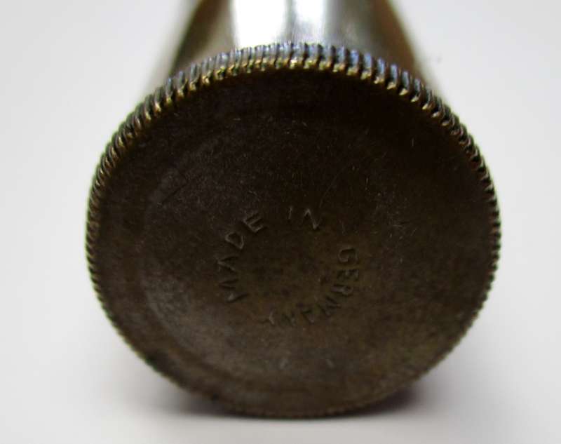 Vintage German brass bottle lighter - Flint and fluid