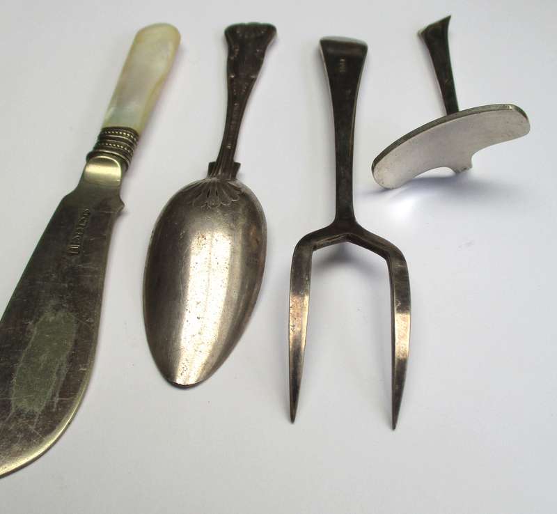 Lot - Antique - vintage EPNS cutlery