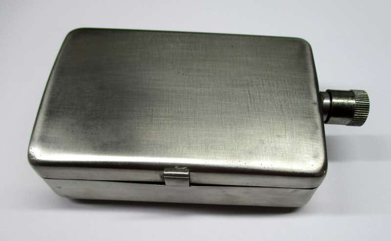 Vintage combination flask and cigarette holder