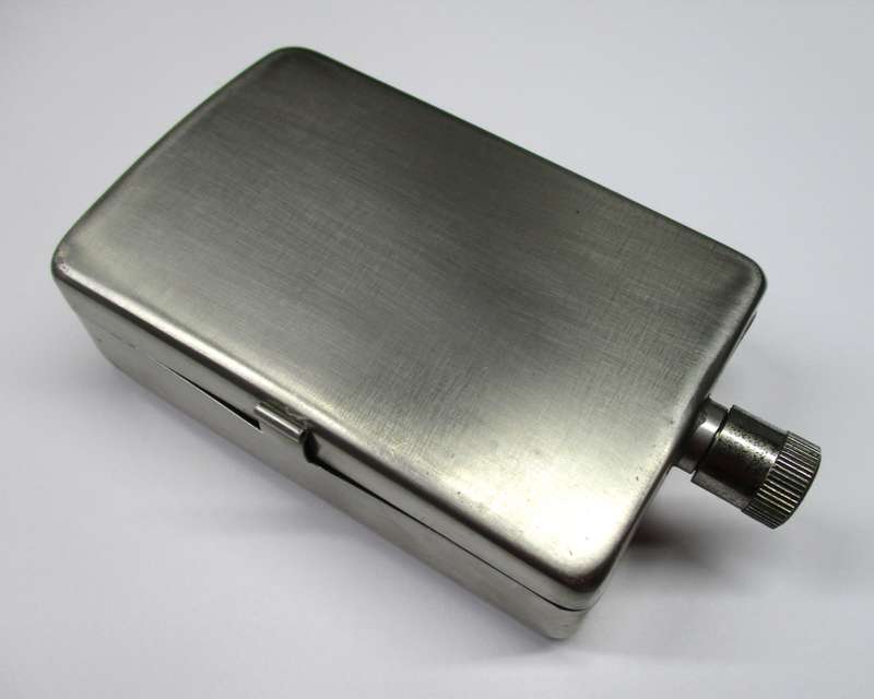 Vintage combination flask and cigarette holder