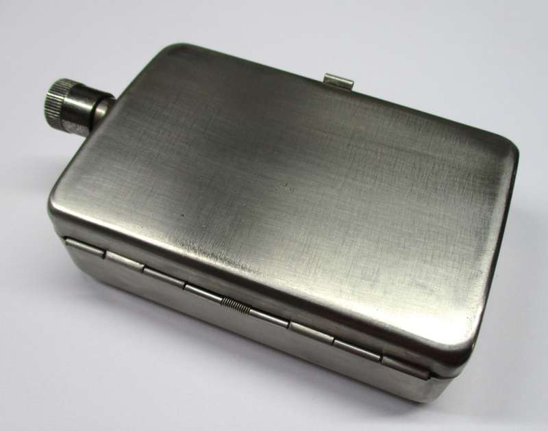 Vintage combination flask and cigarette holder