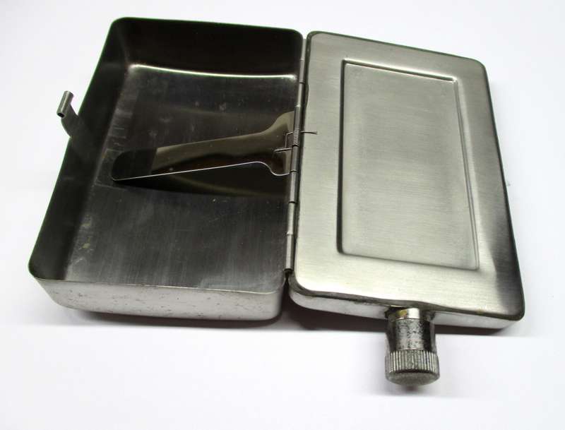 Vintage combination flask and cigarette holder